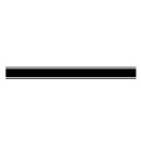 3Pcs Black Racing Car Vinyl Stripe Decal Stickers for Cover Roof Trunk Side Doors