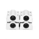 Machifit 15pcs 300mm Optical Axis Guide Bearing Housings Linear Rail Shaft Support Screws Set