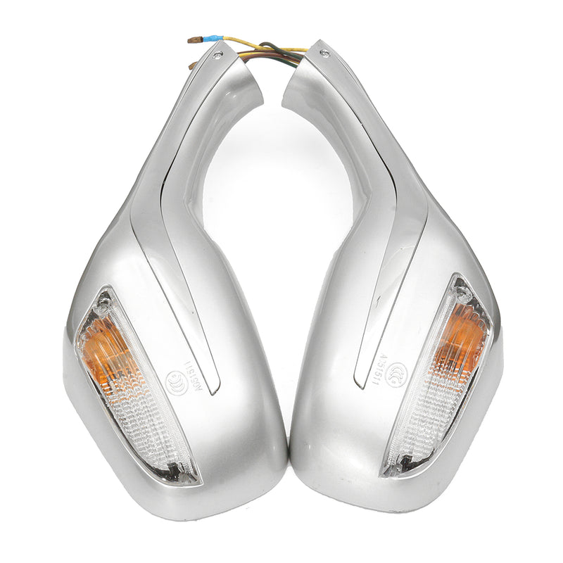 8mm Motorcycle Gy6 Rear View Mirror with Light 50cc 150cc 250cc Scooter Moped