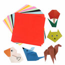 DIY Square Double Sided Origami Folding Lucky Wish Paper Crane Craft Colorful Sheets Paper Art