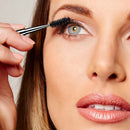 2Pcs Eye Brush with Cap for Travel Eye Brow Eyelash Mascara Brushes Wands A