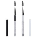 2Pcs Eye Brush with Cap for Travel Eye Brow Eyelash Mascara Brushes Wands A