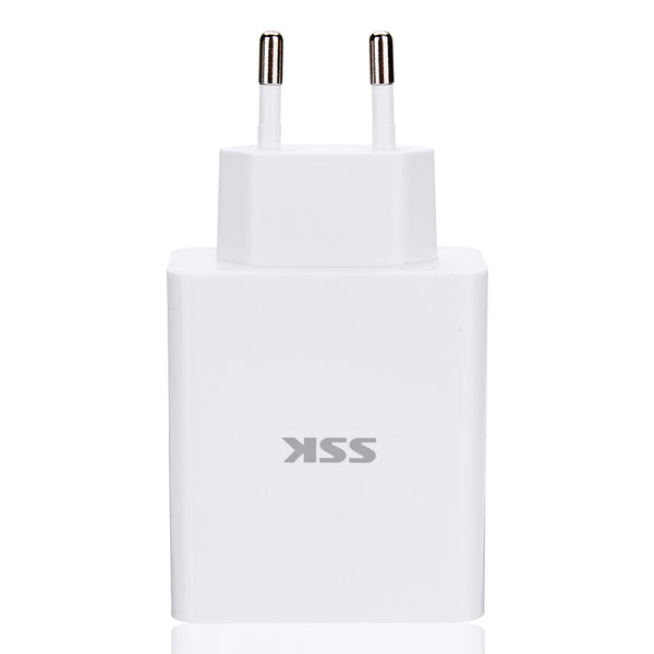 SSK 4 USB Port 5V 5A EU USB Charger Tablet Charger