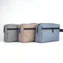 Brown 1 Pc Travel Men Wash Bag Waterproof Makeup Bag Toiletry Wash Kit Stor