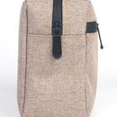 Brown 1 Pc Travel Men Wash Bag Waterproof Makeup Bag Toiletry Wash Kit Stor