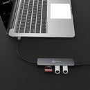 BIAZE ZH83 5-in-1 Type-C to HDMI Converter USB 3.0 High Speed TF SD Card Reader Multifunctional Adapter USB Hub