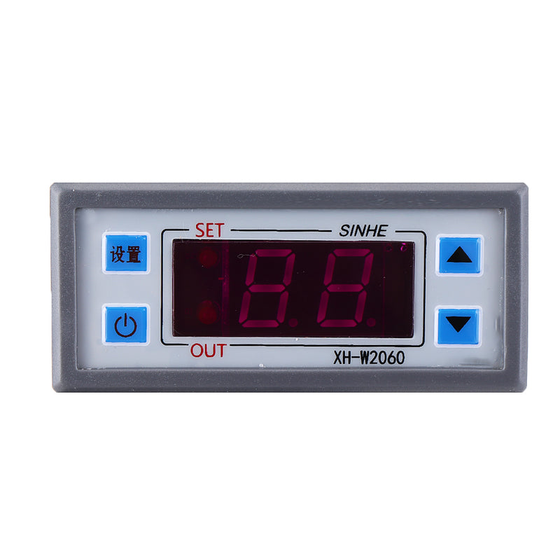 XH-W2060 Embedded Digital Thermostat Cabinet Freezer Cold Storage Thermostat Temperature Controller Temperature Control