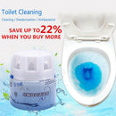 Automatic Toilet Cleaner Magic Flush Bottled Helper Blue Bubble Amazing Hom F7J4