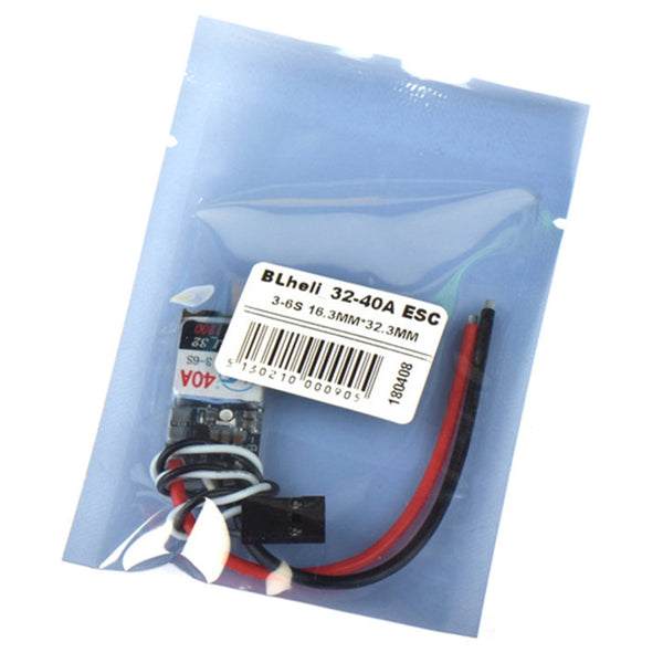40A 3-6S Blheli 32 Brushless ESC Dshot1200 Ready RGB LED for RC Models Mult Y6B9