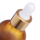 5PCS 20/30/50ML Empty Dropper Bottle Portable Amber Essential Oil Glass Perfume Massage Pipette Bottles Refillable Bottles