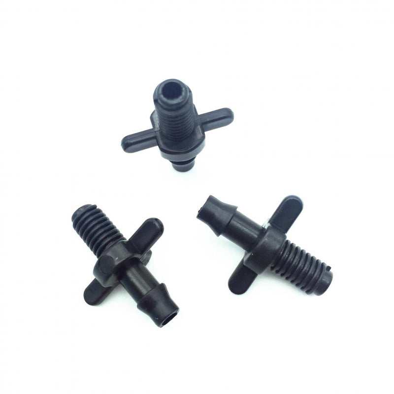 Splitter Adapter Connector Barb And Garden Irrigation Hoses Pvc Fittings 6mm Thread Cooling