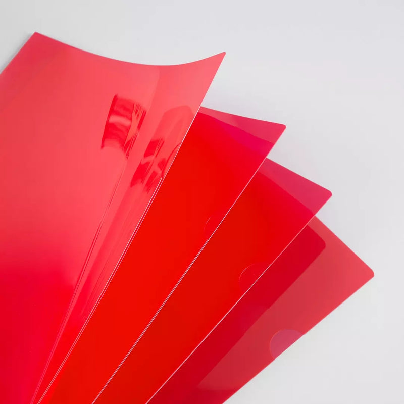 Fizz FZ103004 A4 L-shape Transparent File Folder Documents Holder File Pockets Students Test Exam Paper Container Office School Supplies from Xiaomi Youpin