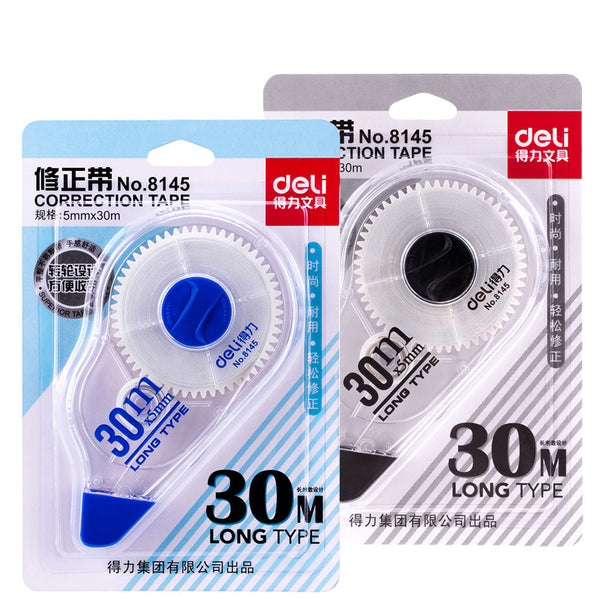 XIAOMI Ecosystem Deli 8145 Correction Tape Tape Roller Students Stationery School Supplies 5mm*30m Correction Supplies Random color