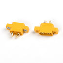 10pcs AMASS XT60E-M Mountable XT60 Male Plug for FPV Racing RC Drone Airplane Battery Cable