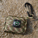 ZANLURE 10 In 1 Multifunctional Outdooors Fishing Paracord 550 Survival Kit Emergency Kit Fish Bag