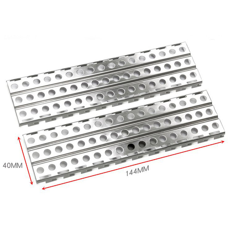 2Pcs Stainless Steel Sand Ladders Board for Axial SCX10 TRX-4 D90 1/10 RC C P9L1