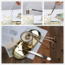 Candle Accessory Set Candle Wick Trimmer Candle Wick Dipper Candle Snuffer  X5D8