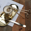 Candle Accessory Set Candle Wick Trimmer Candle Wick Dipper Candle Snuffer  X5D8