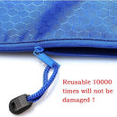 10Pcs Waterproof Zipper File Bags-A4 Size Oxford Office Filing Documents St I1A4