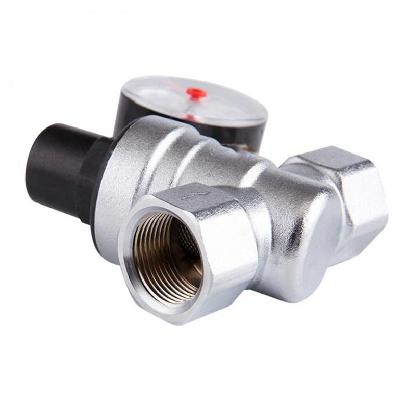 1/2 Inch Water Pressure Regulator with Gauge Pressure Maintaining Valve Tap