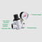 1/2 Inch Water Pressure Regulator with Gauge Pressure Maintaining Valve Tap
