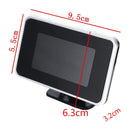 2 in 1 Car LCD Digital Gauge Voltage Pressure Water Temperature Meter Buzze