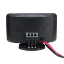 2 in 1 Car LCD Digital Gauge Voltage Pressure Water Temperature Meter Buzze