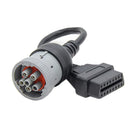 Truck Cable Adapter Cable for For J1708 6Pin To OBD2 16Pin Female Car Conne X7L2