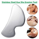 304 Stainless Steel Gua Sha Board Plate Relaxing Muscle Meridian Massager B