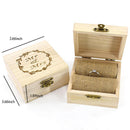Wedding Supplies Fashion Rustic Wedding Wood Romantic Ring Box Holder Mr Mr
