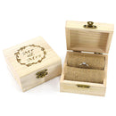 Wedding Supplies Fashion Rustic Wedding Wood Romantic Ring Box Holder Mr Mr
