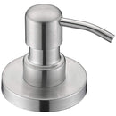 Countertop Soap Dispensers Lotion Clear Bottle with Rust Proof Stainless St