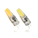 10X ZX Dimmable Mini G4 LED COB LED Bulb 2W DC/AC 12V Chandelier Light Replace Halogen G4 Lamps