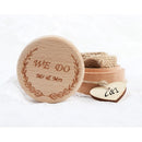 Wood Ring Box Wedding/Valentines Engagement Wooden Ring Bearer Box Rustic W