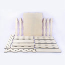 Wooden Paint Rack Stand Painting Ink Bottle Storage Holder Organizer Pigmen