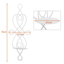 2 Piece Wall Sconce Tea Light Candle Sconces Elegant Swirling Iron Hanging WA2M3