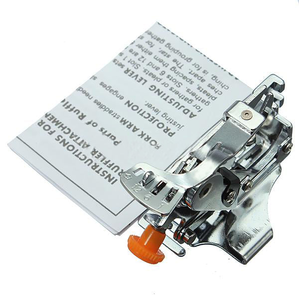 KCASA Details about Ruffler Presser Foot for Brother Singer Kenmore Elna Low Shank Sewing Machine
