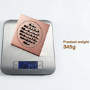 Luxury Solid Brass Floor Drain Square Anti-Odor Floor Drain Bathroom Tile I