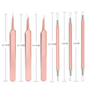 Blackhead Remover Comedone Extractor, 6 PCS Acne Tool Removal Kit Multi-Fun