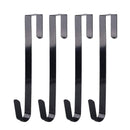 15In Door Iron Double Hook Hangers Removable Storage Rack Organizer for Chr