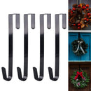 15In Door Iron Double Hook Hangers Removable Storage Rack Organizer for Chr