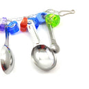 Bird Toys Swing Parrot Cage Spoon Bell Hanging Climb Pet Parrot Toys Cockat