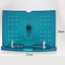 Library Music Station Textbook Reading Frame Plastic Folding Bookshelf Port J3K6