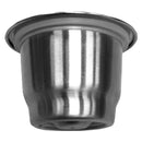 1 Pods 100 Seals Stainless Steel Refillable Nespresso Coffee Capsule Reusab