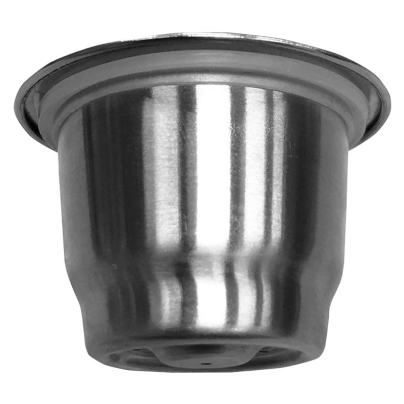 1 Pods 100 Seals Stainless Steel Refillable Nespresso Coffee Capsule Reusab