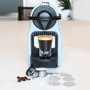 1 Pods 100 Seals Stainless Steel Refillable Nespresso Coffee Capsule Reusab