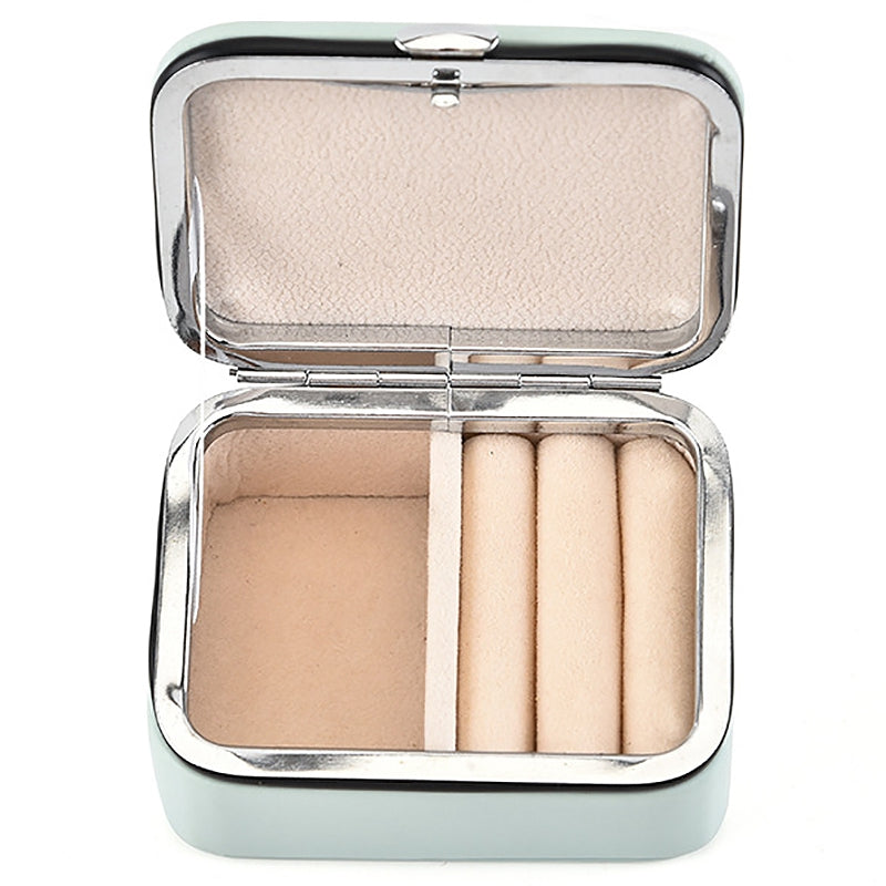 Travel Jewelry Packing Box Cosmetic Makeup Organizer Jewelry Box Earrings D Y9S9