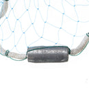 ZANLURE 2.4m/7.9ft Colorful Hand Throw Fishing Casting Net Cast Spin Bait Hollow Sinker Dense Mesh