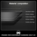 Carbon Fiber Water Cup Frame Decor Cover Trim Fit for Chevrolet Camaro 2017