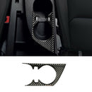 Carbon Fiber Water Cup Frame Decor Cover Trim Fit for Chevrolet Camaro 2017